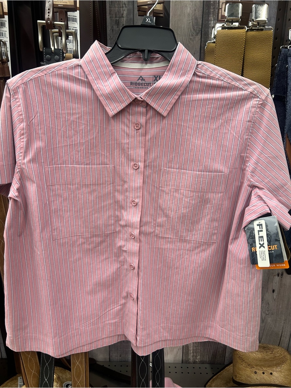 Ridgecliff Pink Stripe Button-Down Shirt